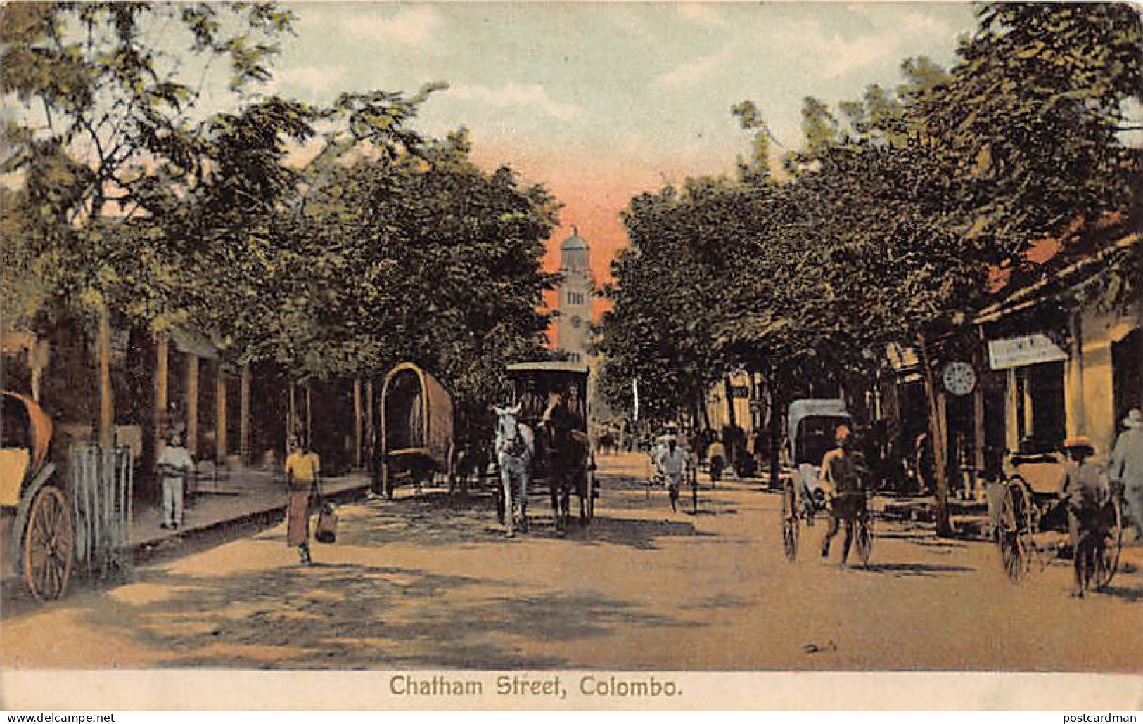 Sri Lanka - COLOMBO - Chatham Street - Publ. S.D.H.M. Sadoon  - Sri Lanka (Ceilán)