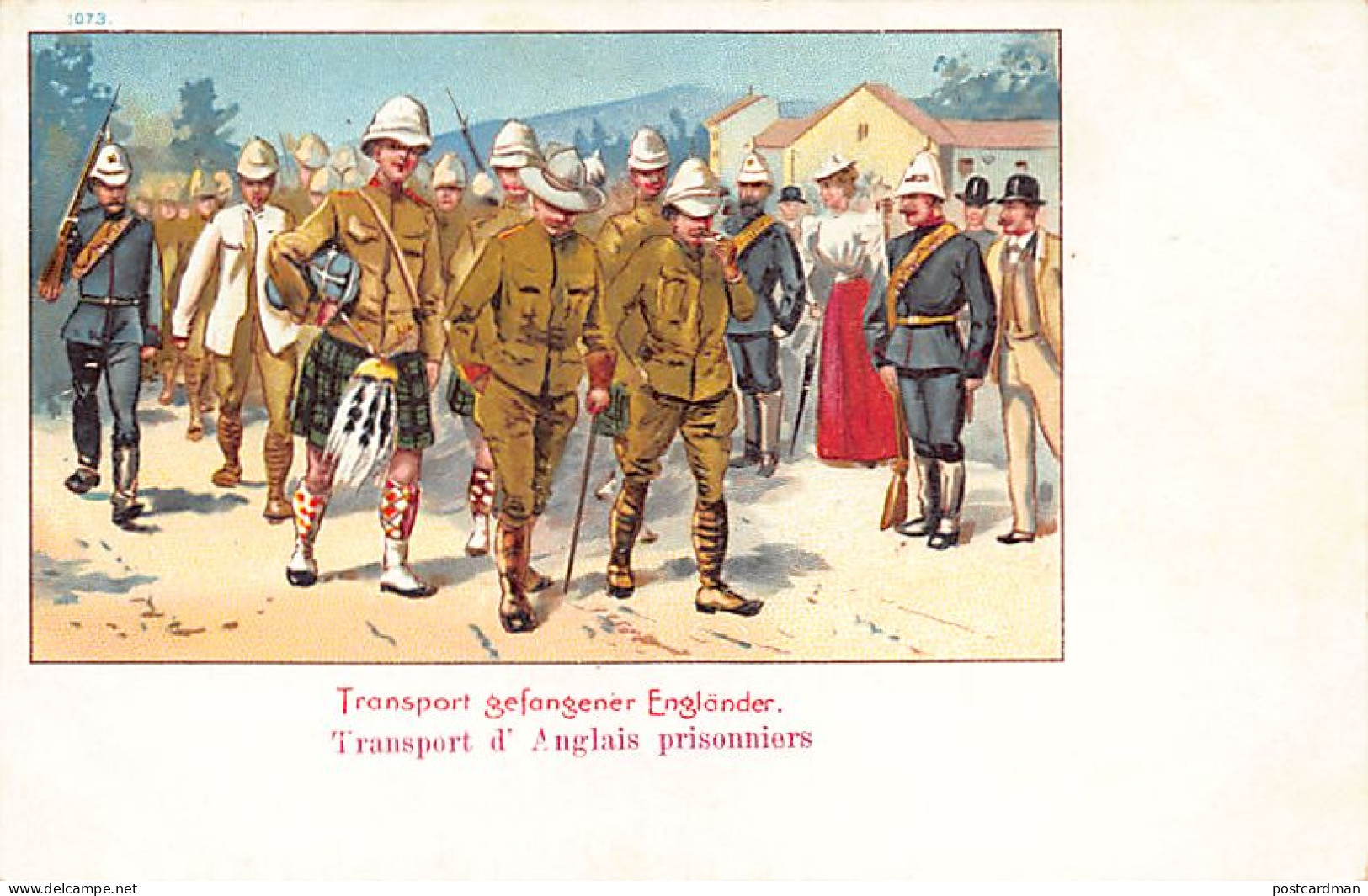 South Africa - BOER WAR - Transport Of English Prisoners - Publ. Unknown (publ. In Germany)  - Afrique Du Sud