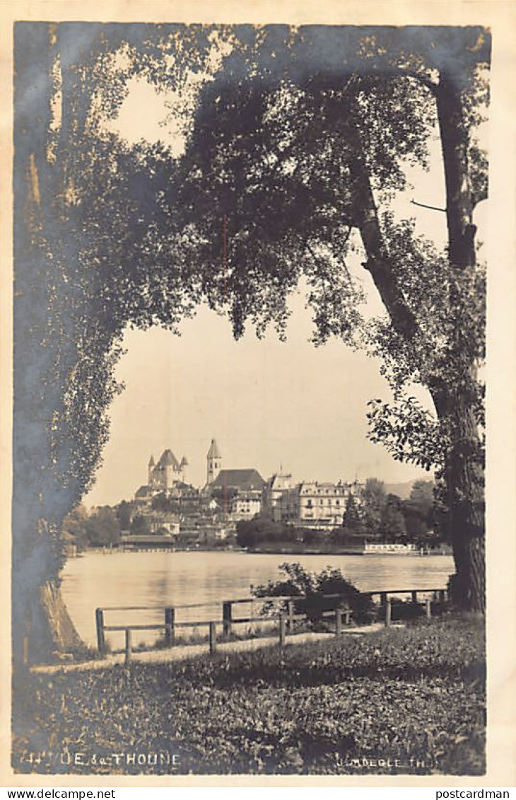 Schweiz - Suisse - THOUNE (BE) Vue Générale - CARTE PHOTO Ed. J. Moeglé 244 - Thun