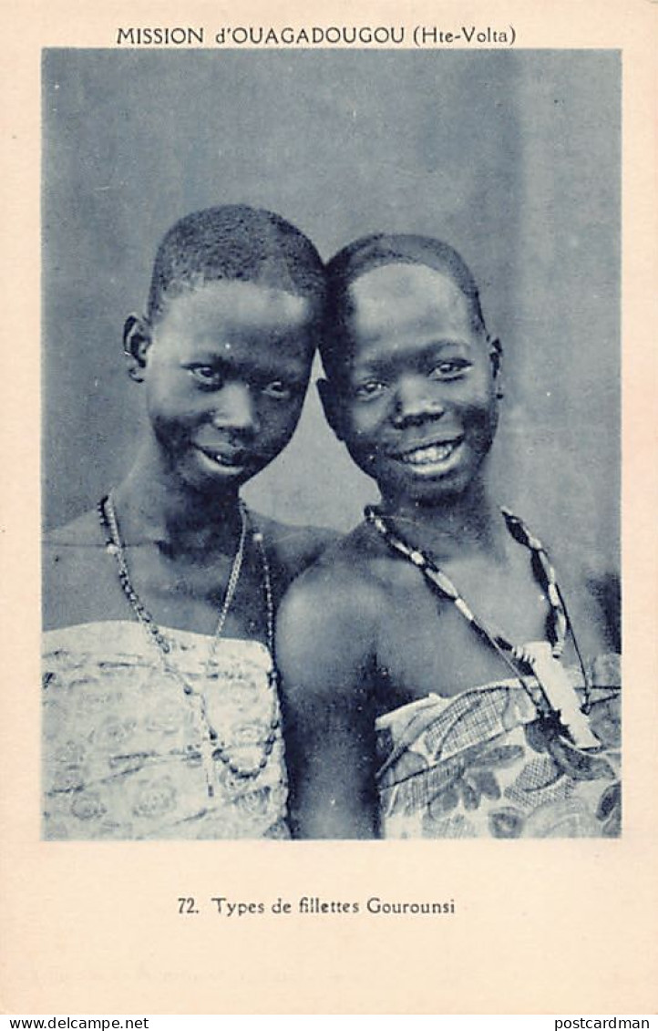 Burkina Faso - Types De Fillettes Gourounsi - Ed. Mission D'Ouagadougou 72 - Burkina Faso