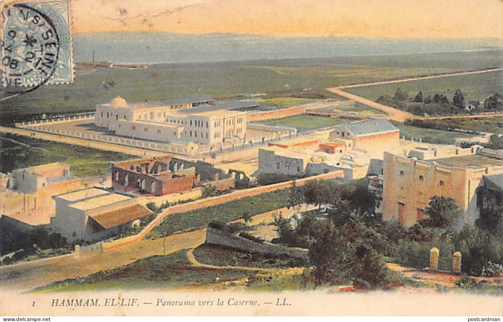 Tunisie - HAMMAN EL LIF - Panorama Vers La Caserne - Ed. LL 1 - Tunesië