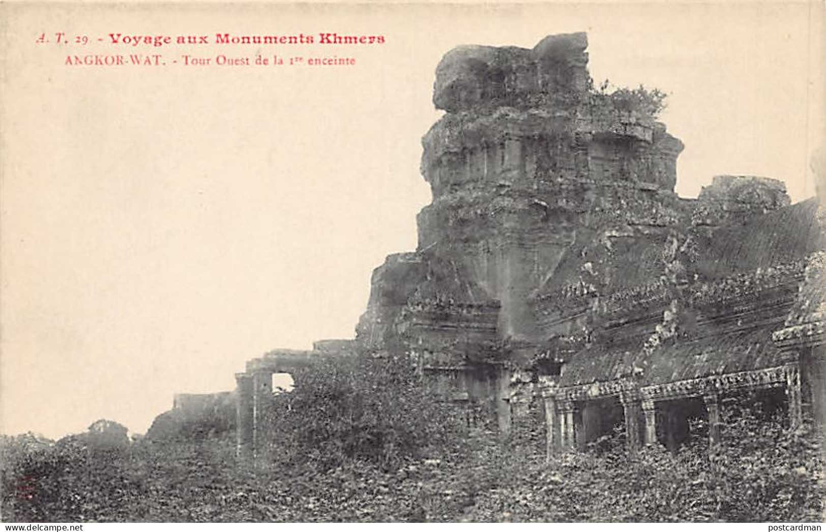 Cambodge - Voyage Aux Monuments Khmers - ANGKOR VAT - Tour Ouest - Ed. A. T. 29 - Camboya