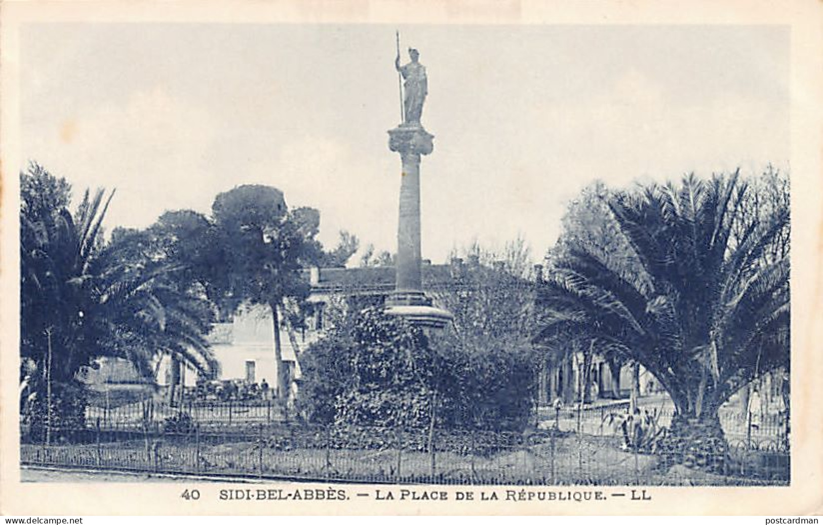 Algérie - SIDI BEL ABBÈS - La Place De La République - Ed. L.L. Lévy 40 - Sidi-bel-Abbes