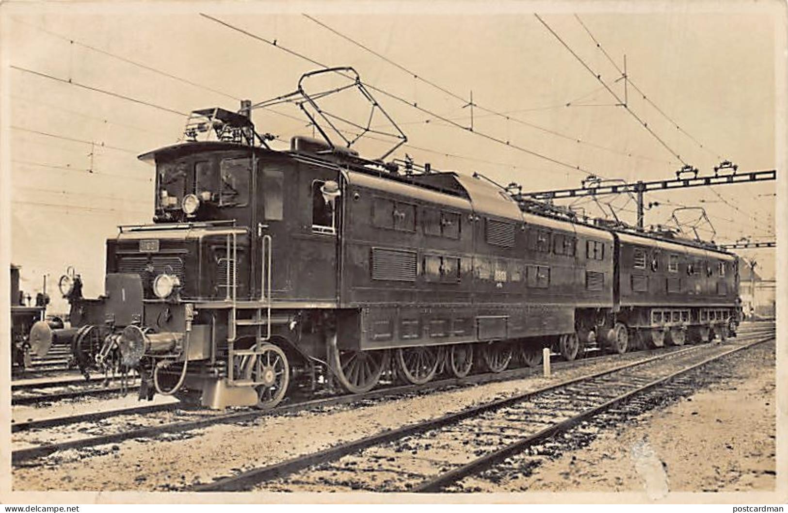 BASEL - Neue Elektrische Lokomotiv Der Schweiz. Bundesbahn. Leicht Beschädigt Siehe Scan - Verlag Photoglob 6627 - Basel