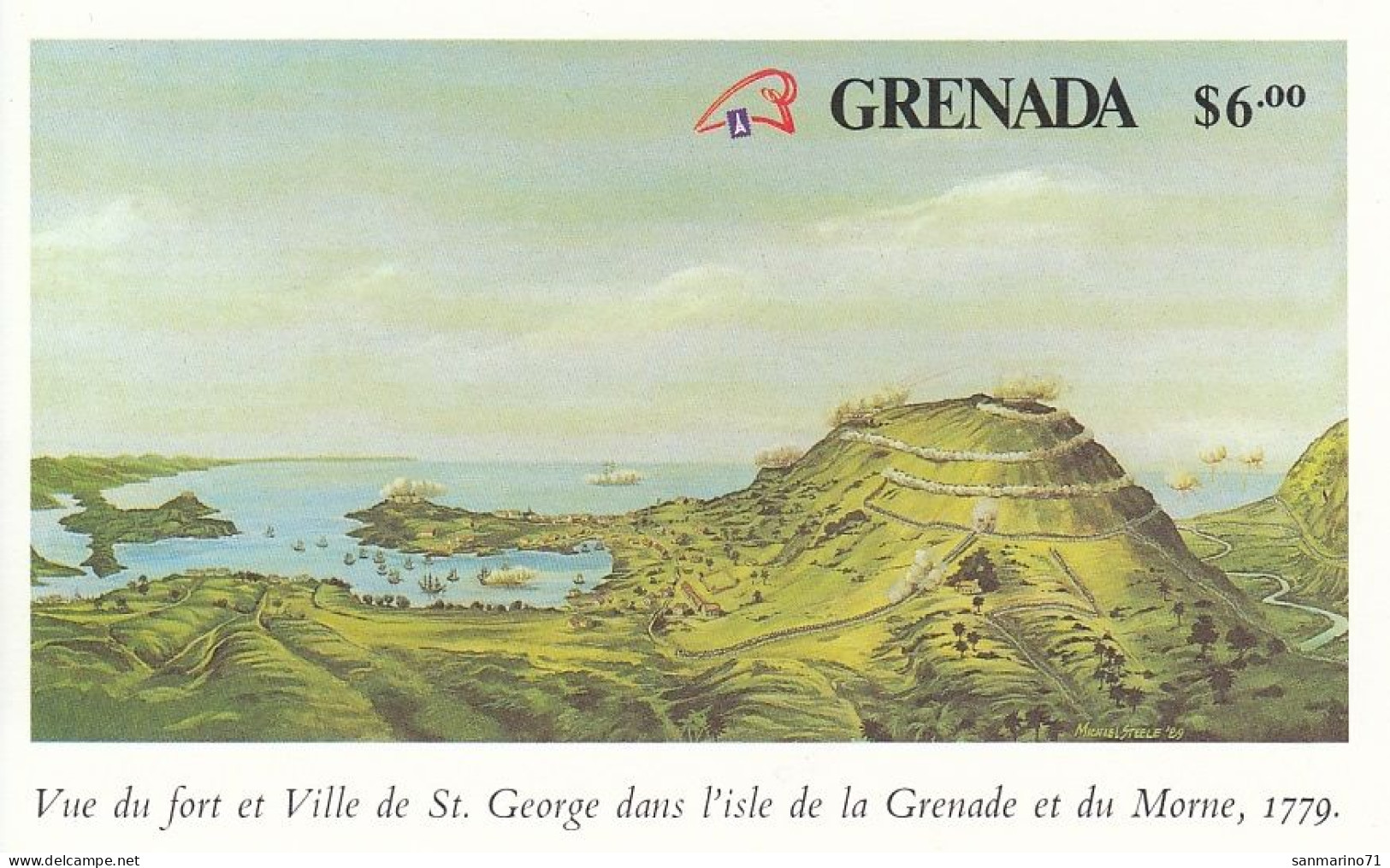 GRENADA Block 224,unused - Rivoluzione Francese