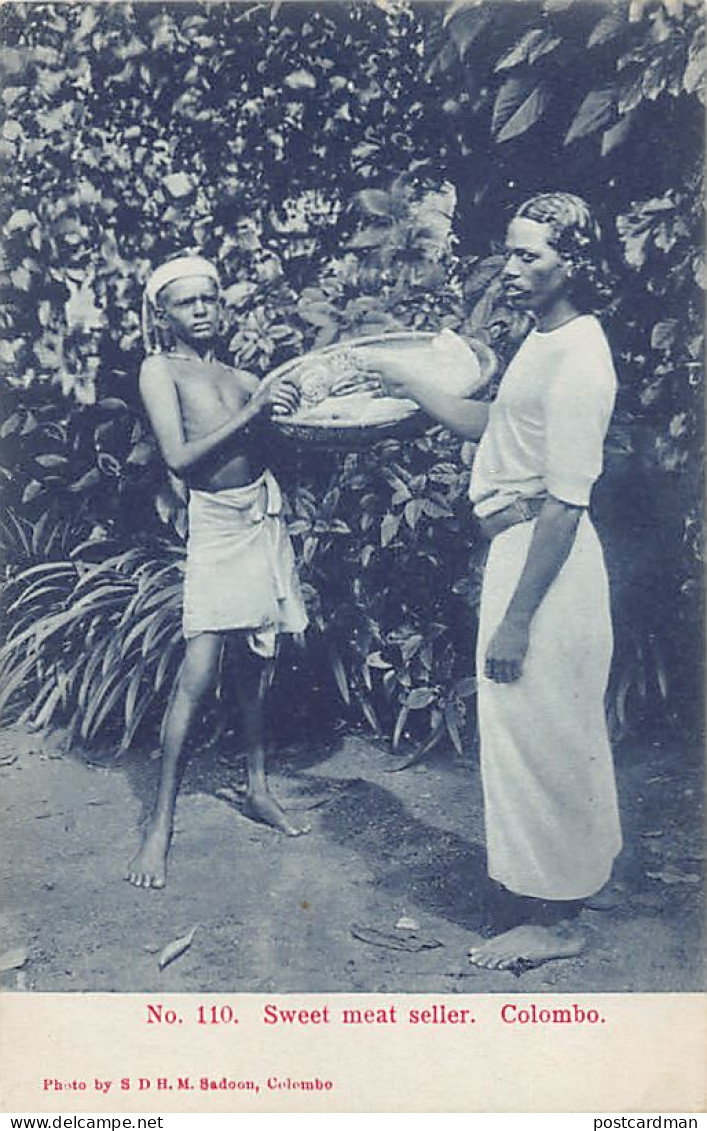 Sri Lanka - COLOMBO - Sweat Meat Seller - Publ. S.D.H.M. Sadoon 110 - Sri Lanka (Ceylon)