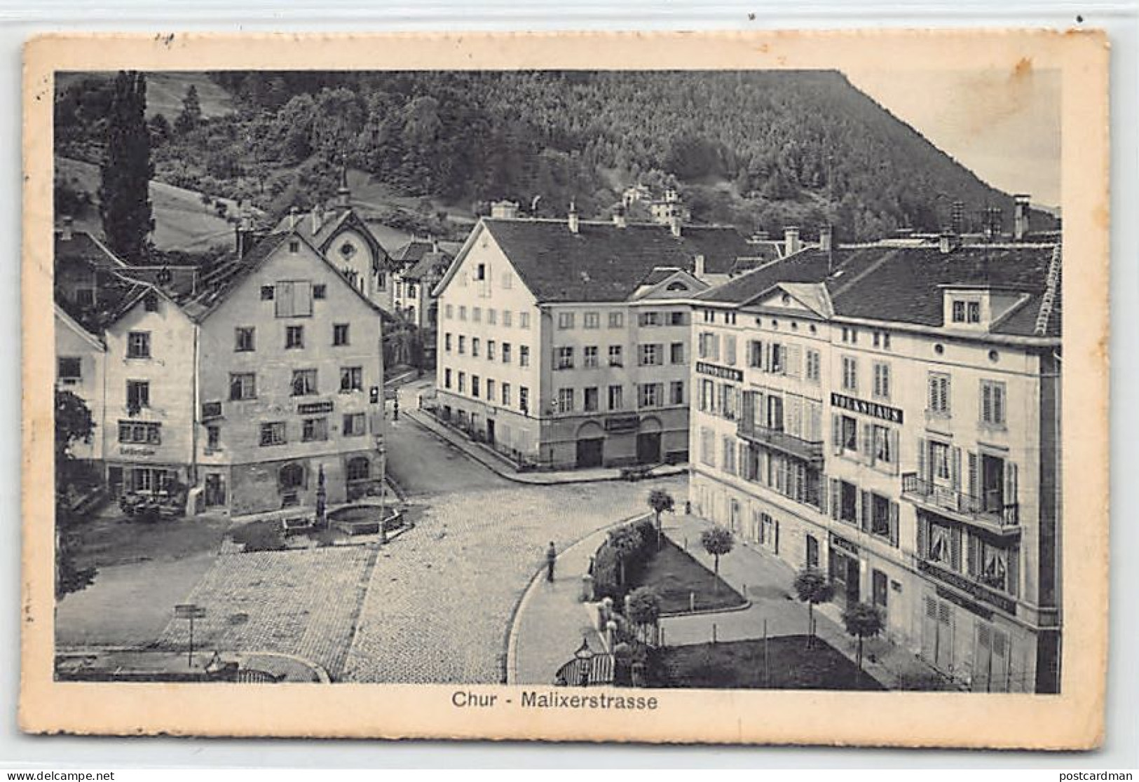 Schweiz - CHUR (GR) Malixerstrasse - Verlag Photoglob 3851 - Churwalden