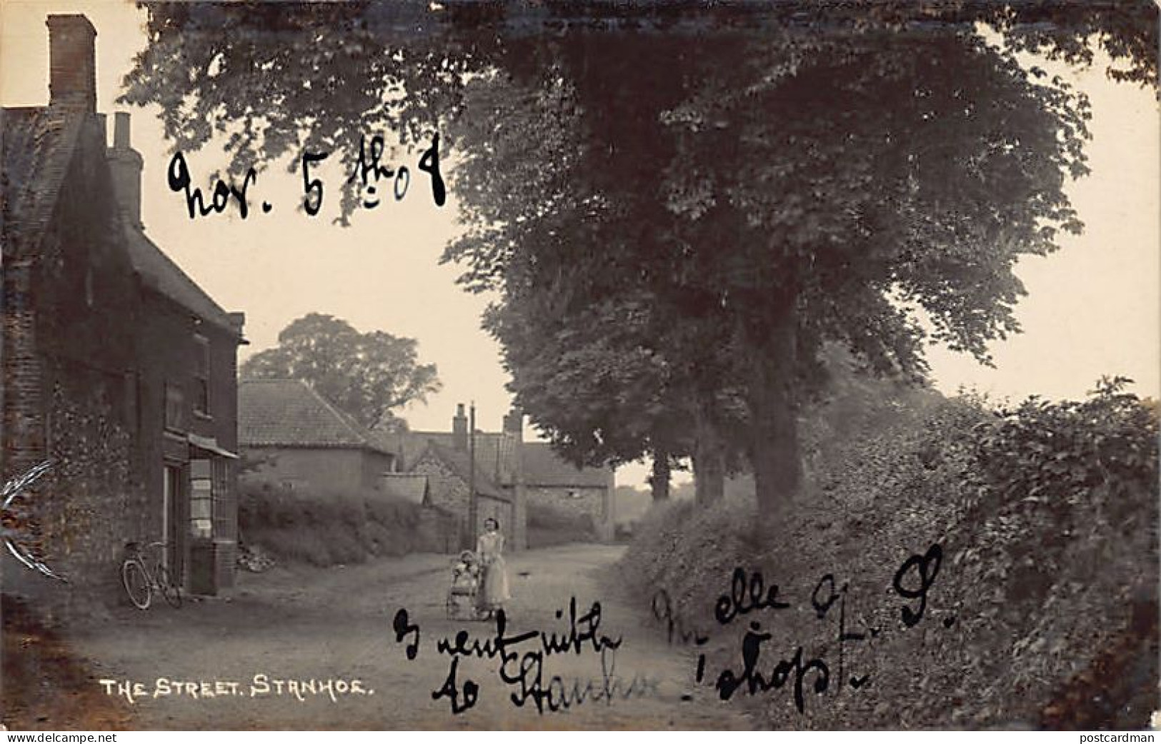 England - STANHOE (Norf) The Street - REAL PHOTO - Other & Unclassified