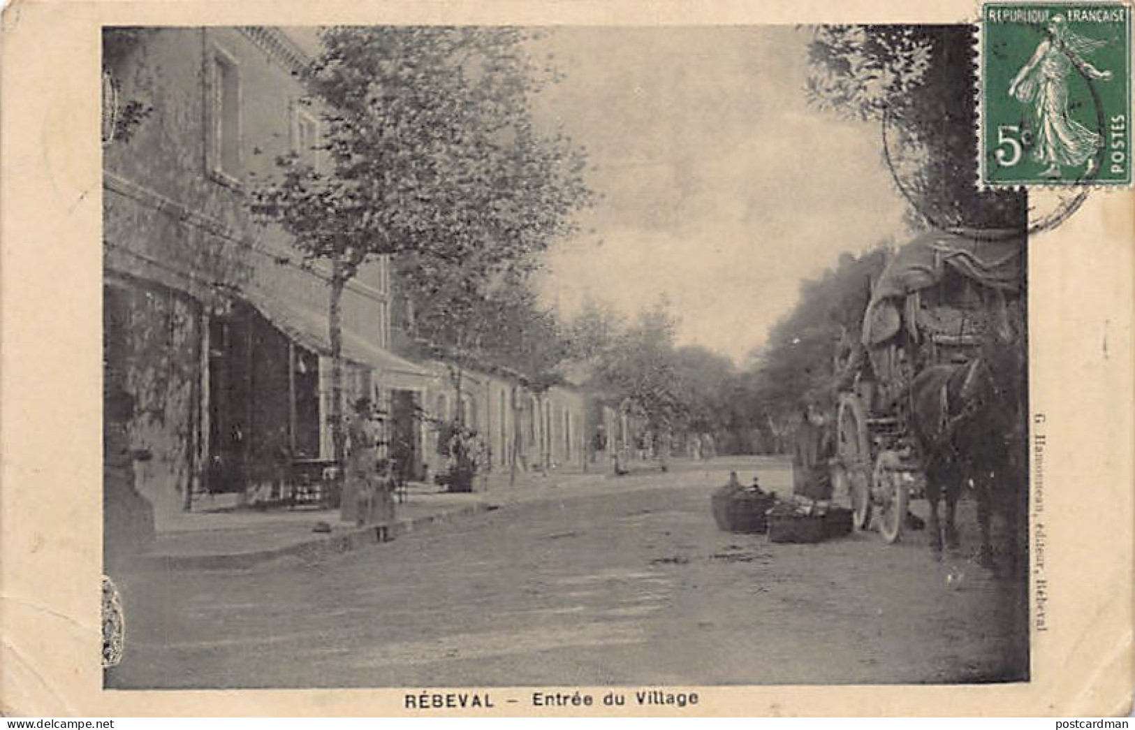 Algérie - RÉBEVAL Baghlia - Entrée Du Village - Ed. G. Hamonneau  - Sonstige & Ohne Zuordnung