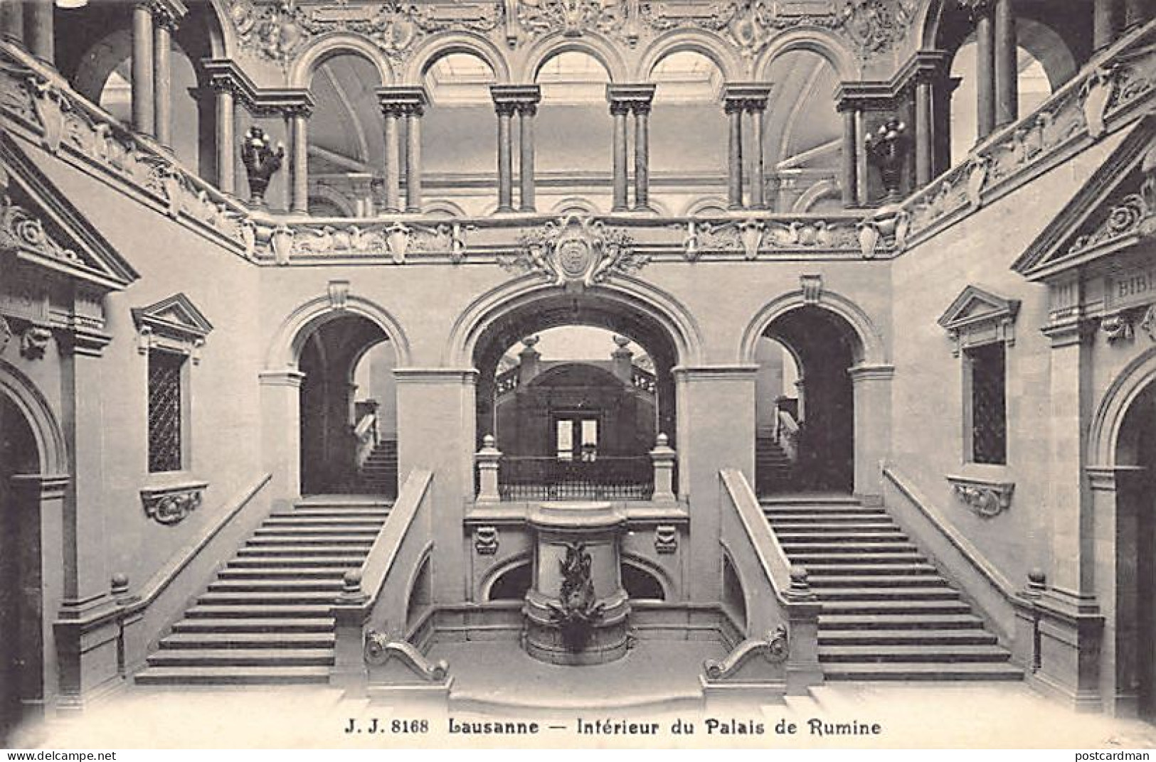 LAUSANNE (VD) Intérieur Du Palais De Rumine - Ed. J.J. Jullien 8168 - Lausanne