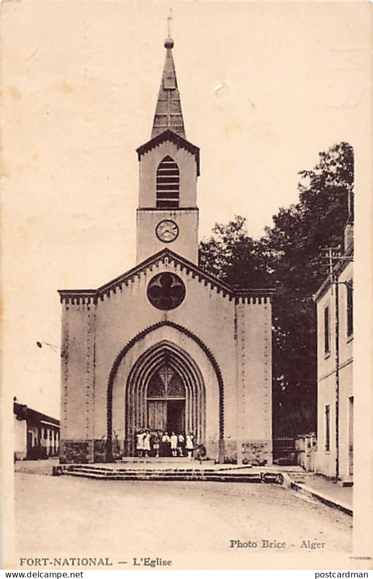 Algérie - Kabylie - FORT NATIONAL Larbaa Nath Irathen - L'église - Ed. Brice  - Autres & Non Classés