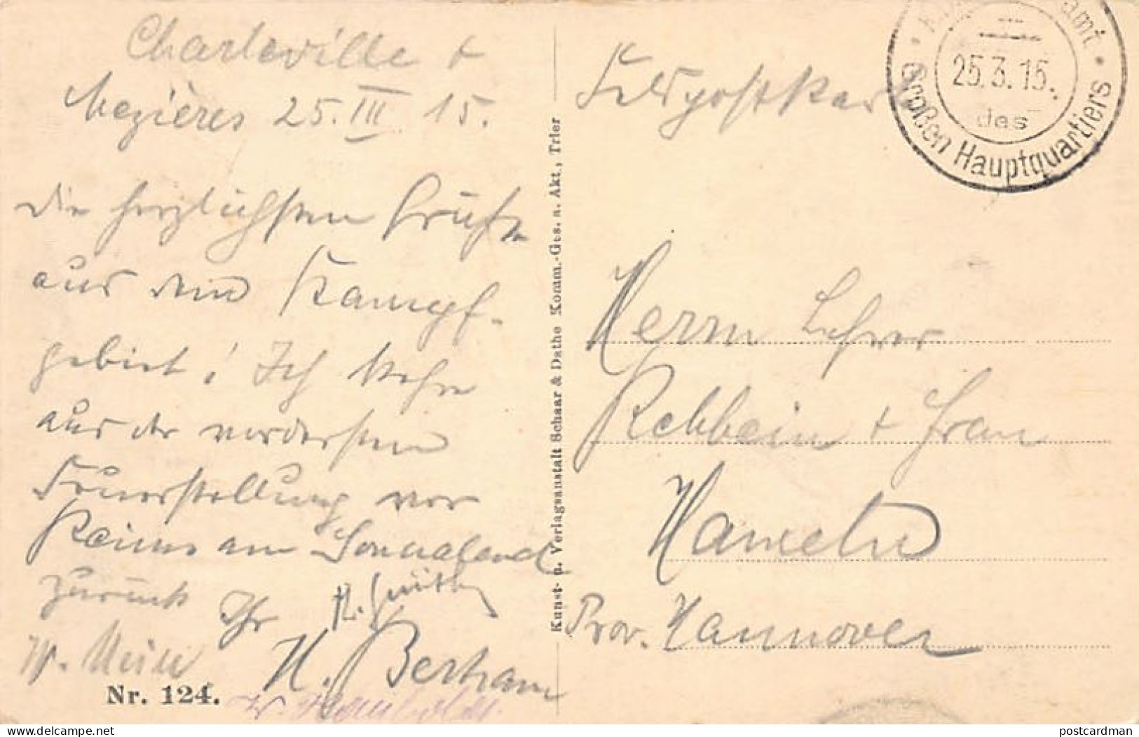 Montfaucon-d'Argonne (55) 1915 Montfaucon - Ed. Schaar Und Dathe - Other & Unclassified