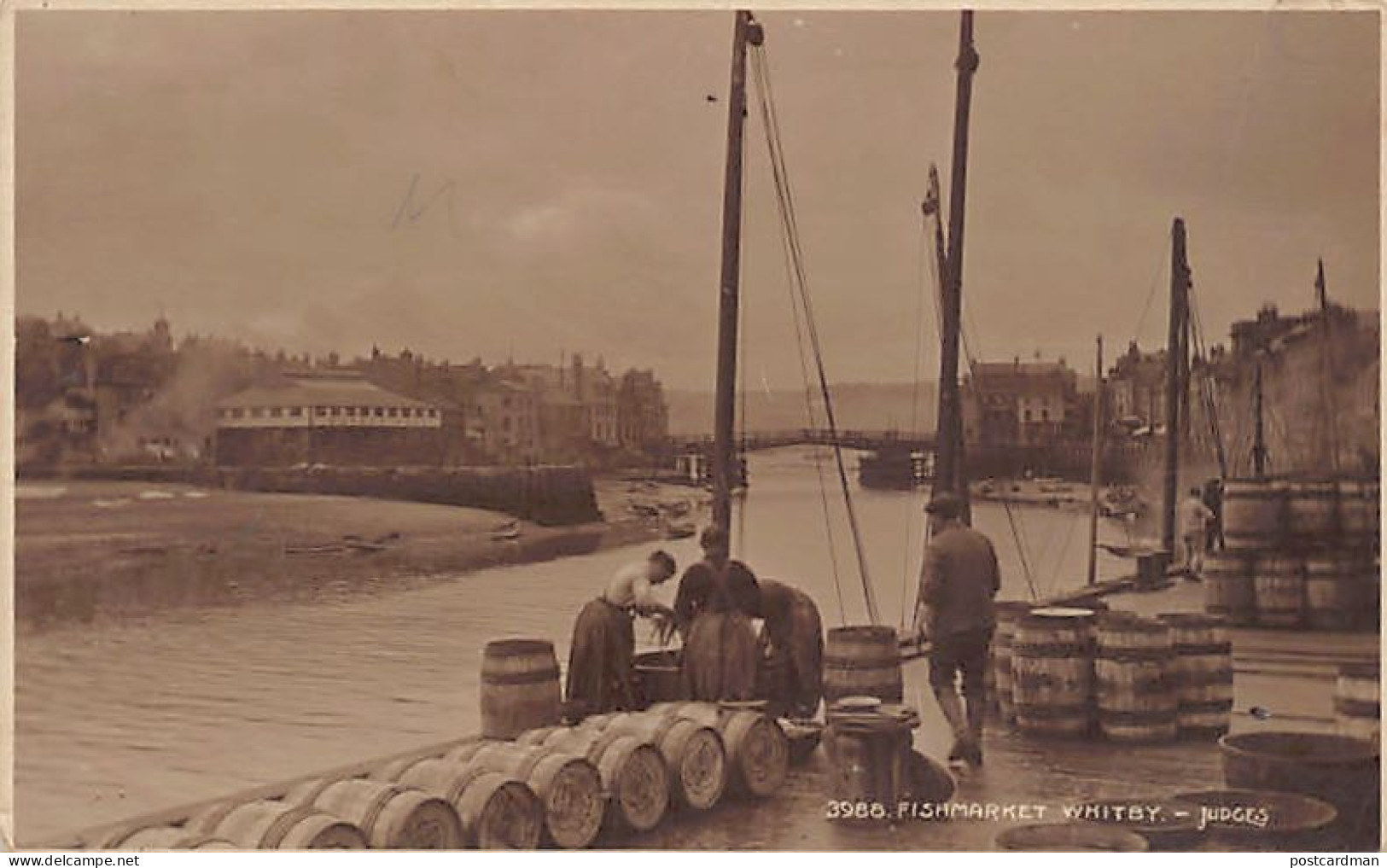 England - WHITBY (Yorks) Fishmarket - Publ. Judges 3988 - Whitby