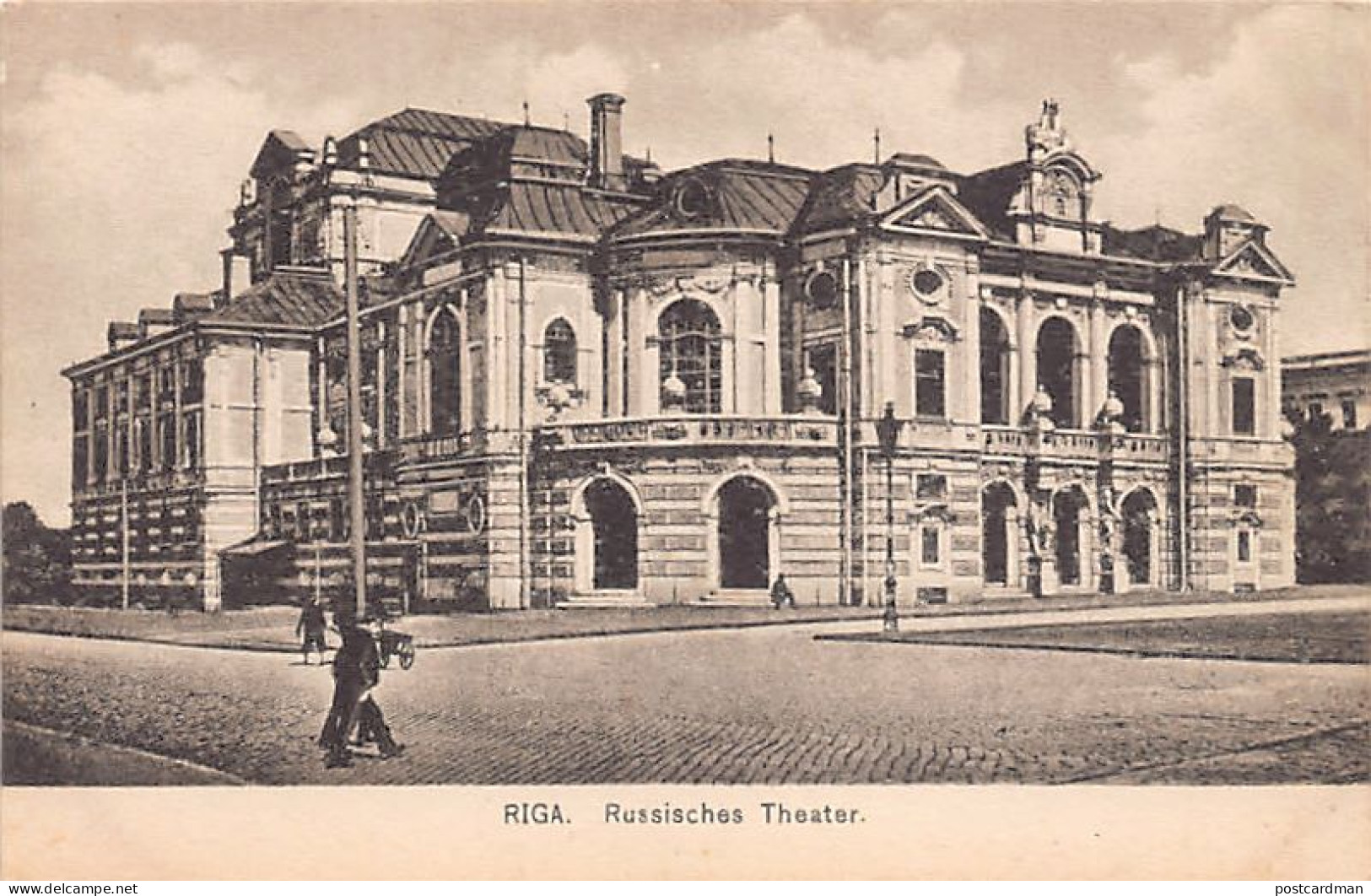 Latvia - RIGA - Russian Theater - Publ. Fritz Würtz  - Letonia