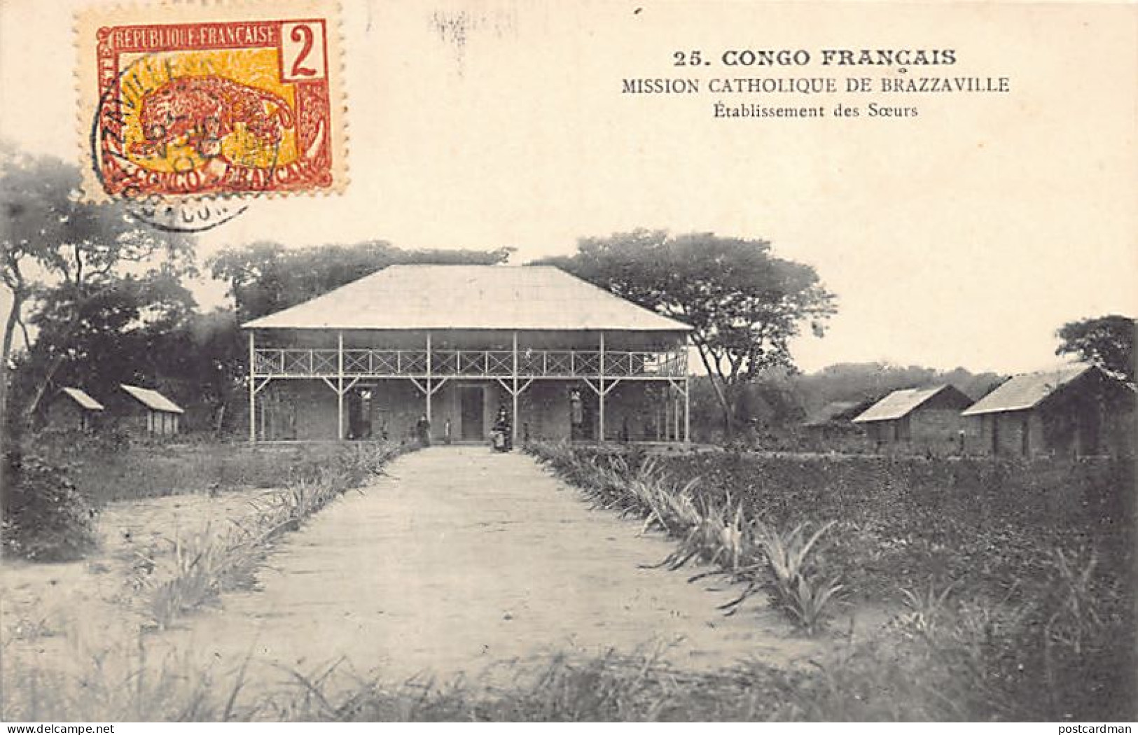 Congo - BRAZZAVILLE - Etablissement Des Soeurs - Ed. Mission Catholique 25 - Autres & Non Classés