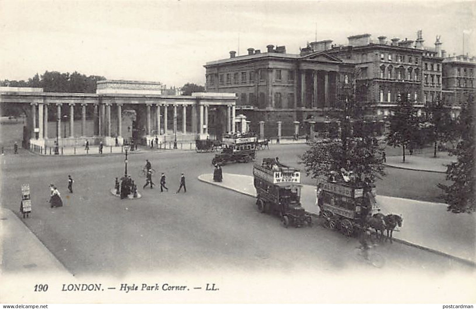 England - LONDON - Hyde Park Corner - Publ. Levy L.L. 190 - Hyde Park