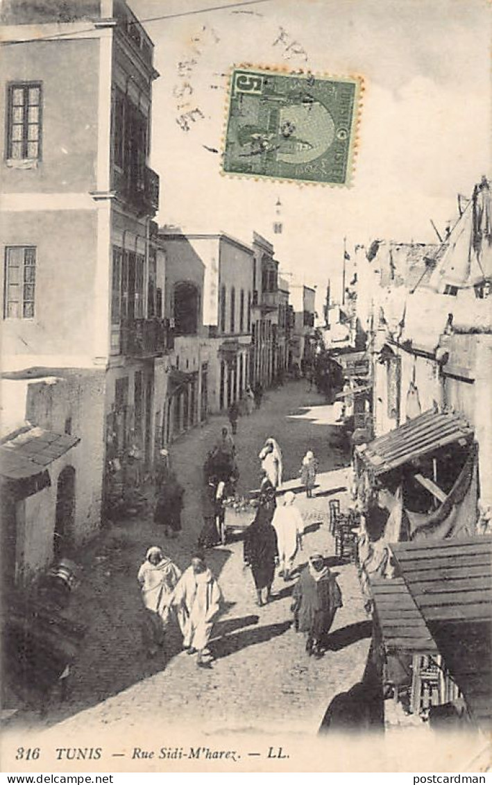 Tunisie - TUNIS - Rue Sidi M'harez - Ed. LL Lévy 316 - Tunisia