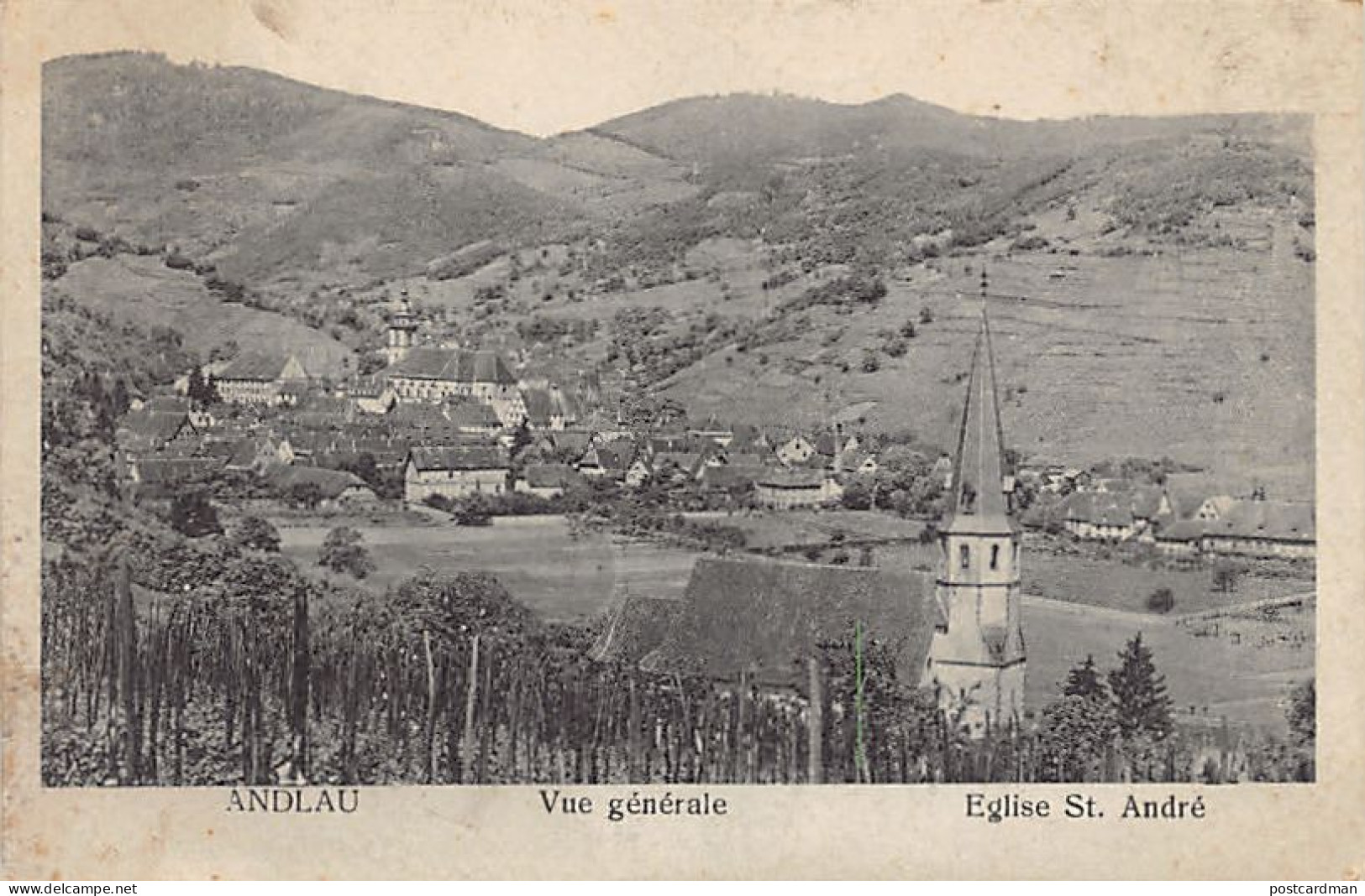 Andlau - Vue Générale - Eglise St. André - Autres & Non Classés