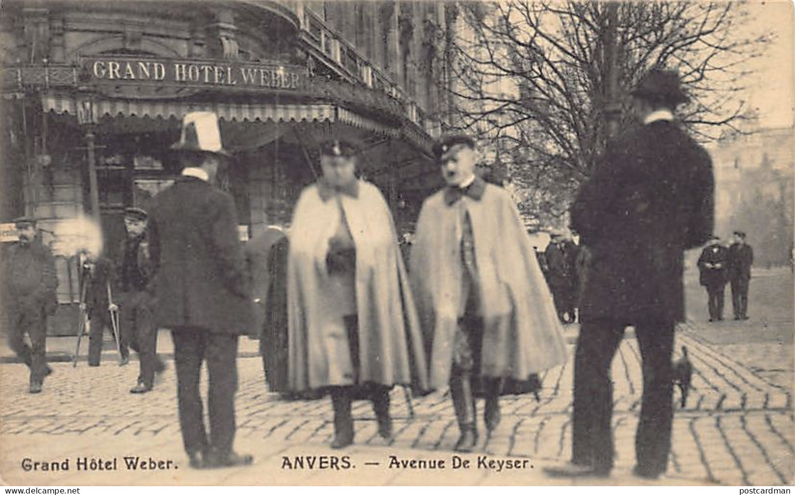 België - ANTWERPEN - Dekeyserlaan - Grand Hotel Weber - Tijdens De Duitse Bezetting - Eerste Wereldoorlog - Antwerpen