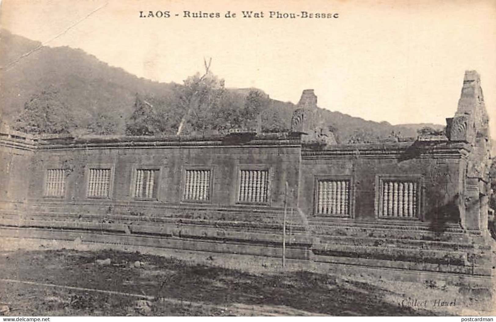 Laos - Ruines De Wat Pou Bassax - Ed. Houel  - Laos