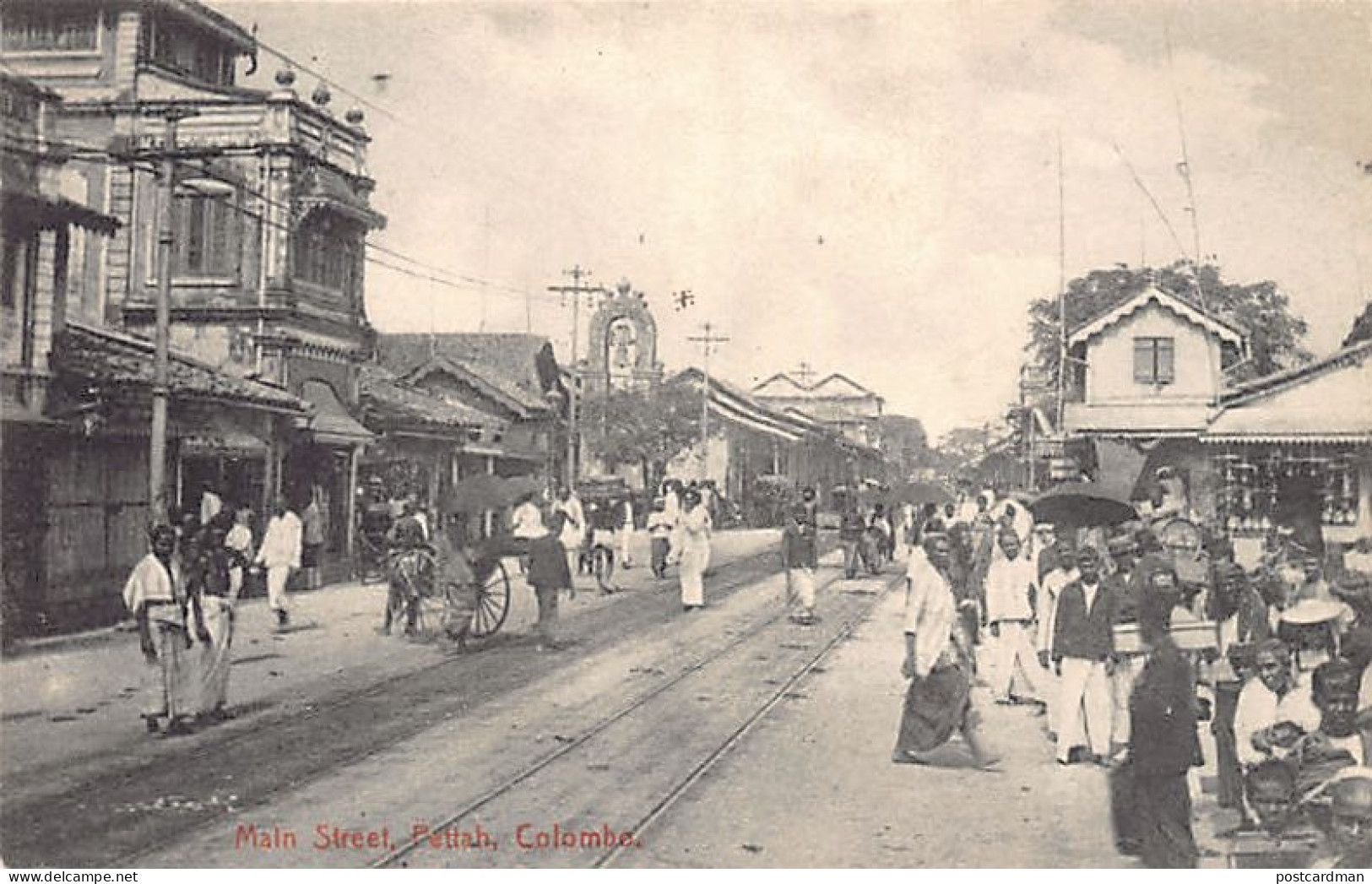 Sri Lanka - COLOMBO - Main Street, Pettah - Publ. Plâté & Co.  - Sri Lanka (Ceylon)