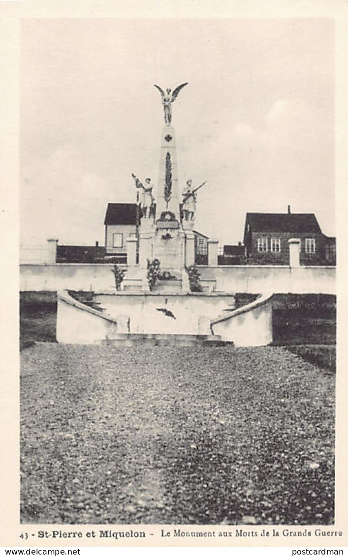 Saint Pierre & Miquelon - Le Monument Aux Morts De La Grande Guerre - Ed. L. Briand 43 - San Pedro Y Miquelón