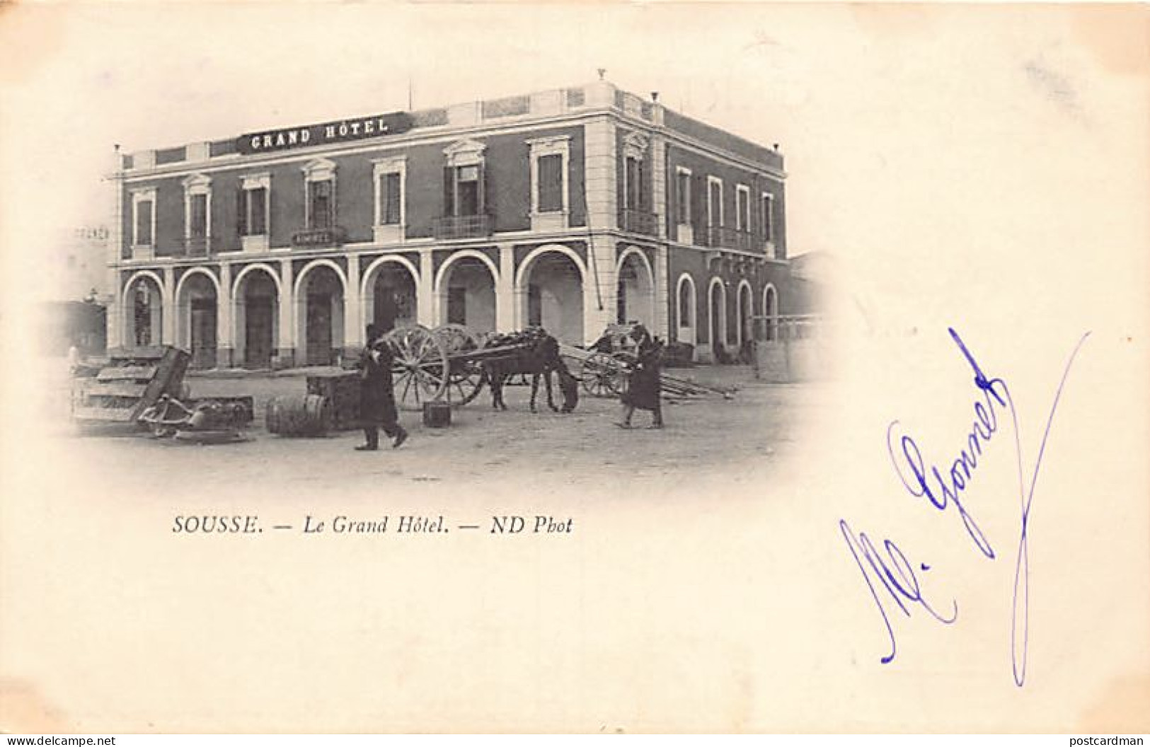 Tunisie - SOUSSE - Le Grand Hôtel - Ed. Neurdein ND. Phot.  - Túnez