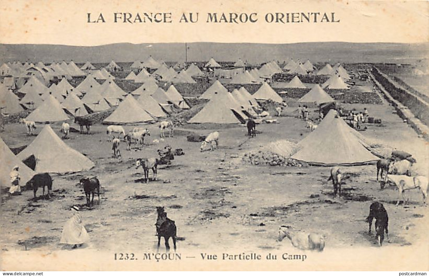 La France Au Maroc Oriental - MSOUN M'Çoun - Vue Partielle Du Camp - Ed. N. Boumendil (Taourit) 1232 - Other & Unclassified