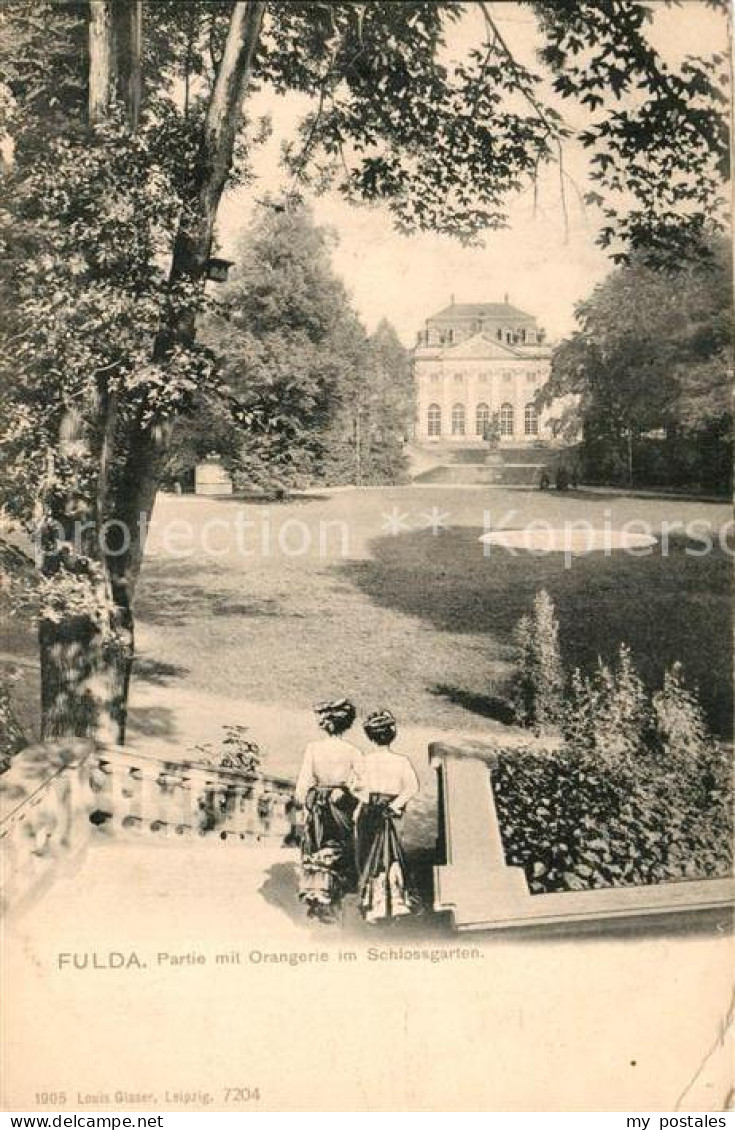 72985054 Fulda Partie Mit Orangerie Im Schlossgarten Fulda - Fulda