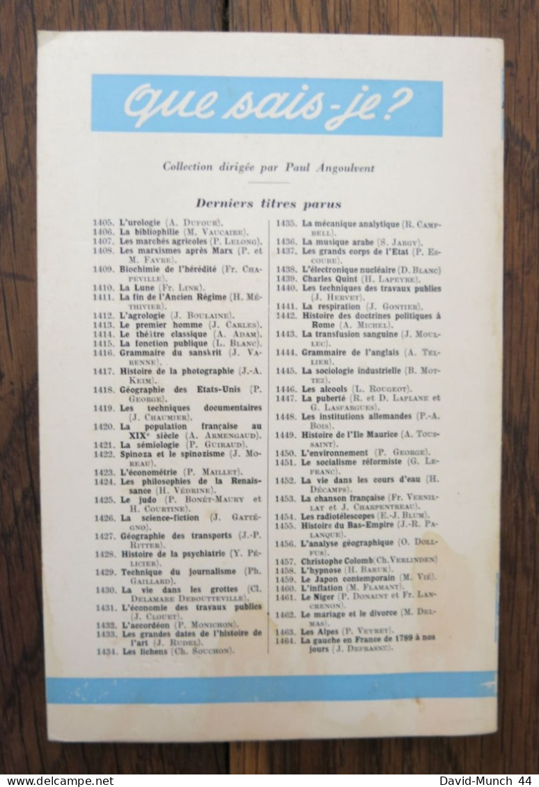 Que Sais-je? N° 1433: Les Grandes Dates De L'histoire De L'art De Jean Rudel. PUF. 1971, Première édition - Historia
