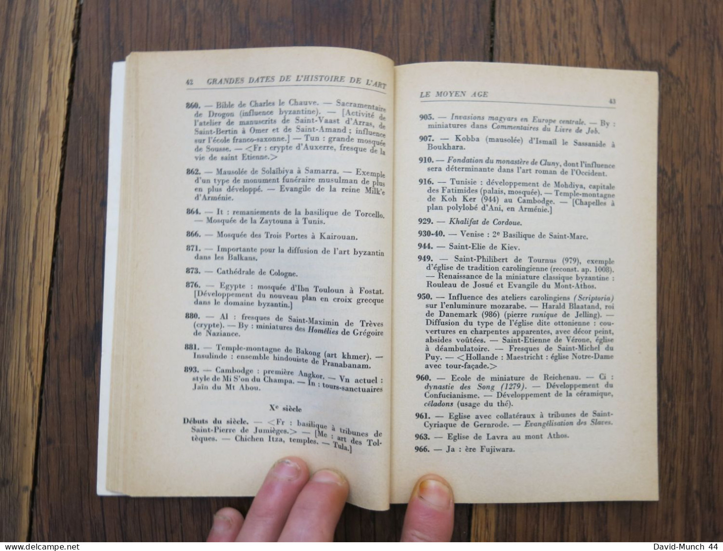 Que sais-je? N° 1433: Les grandes dates de l'histoire de l'art de Jean Rudel. PUF. 1971, première édition