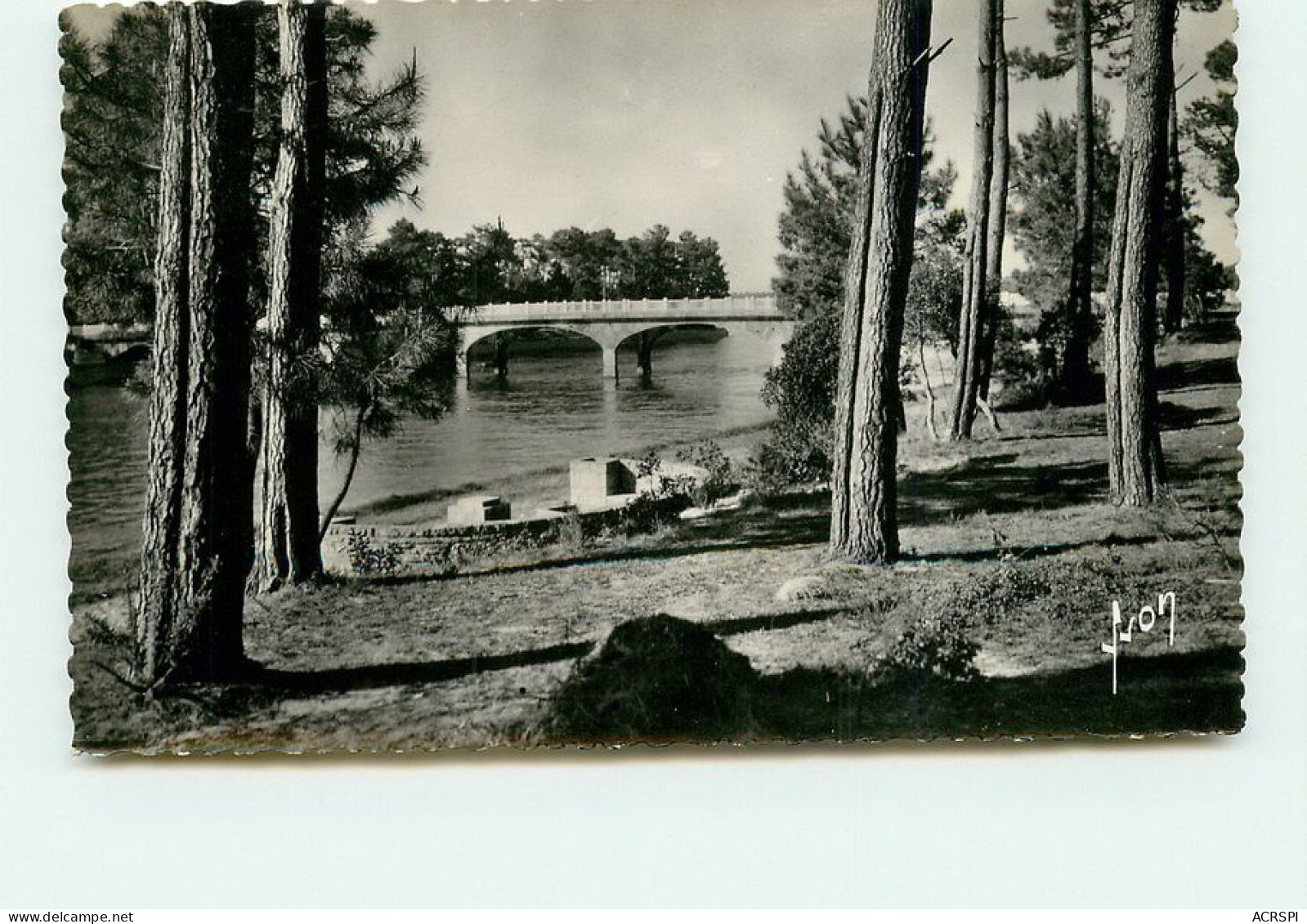 Hossegor Le Pont Et Le Bord Du Canal  TT 1419 - Hossegor