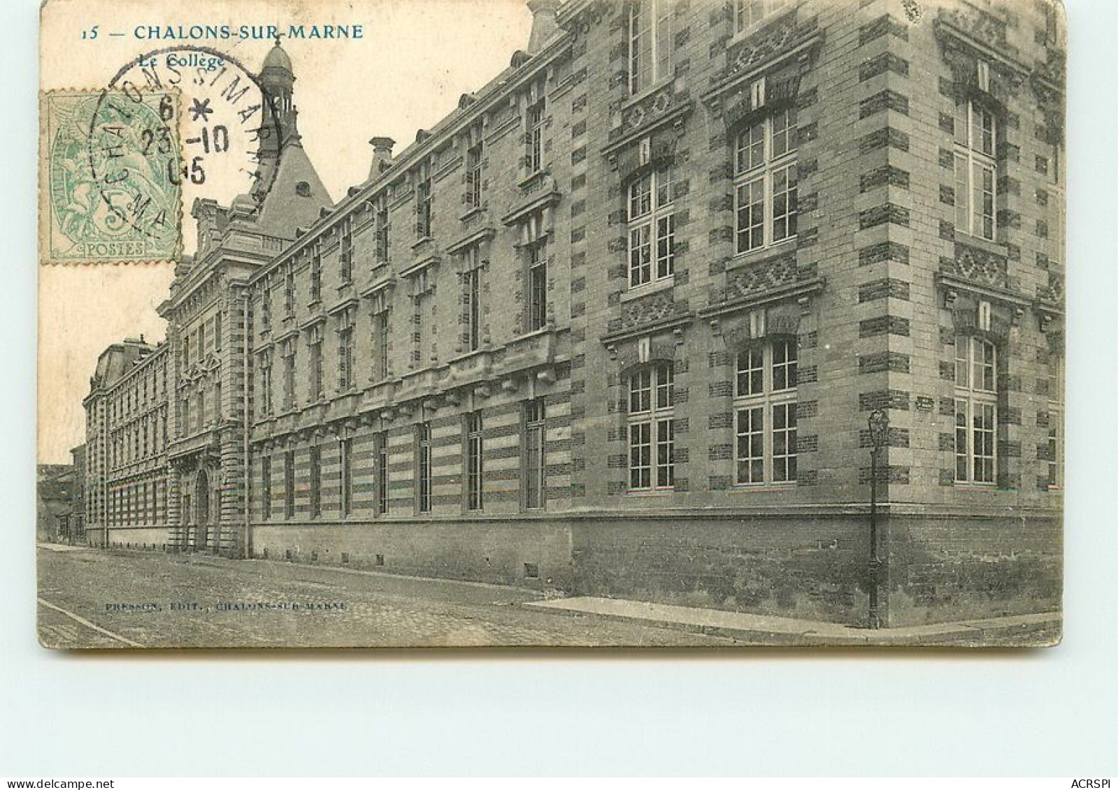 CHALONS  Le Collège  TT 1412 - Châlons-sur-Marne