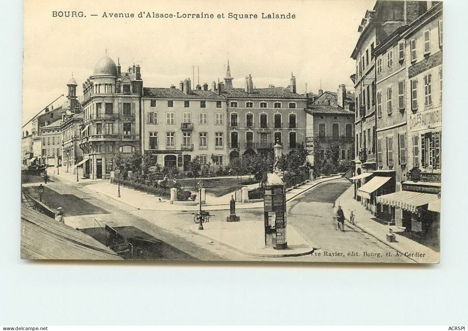 BOURG Avenue Alsace Lorraine  TT 1410 - Autres & Non Classés