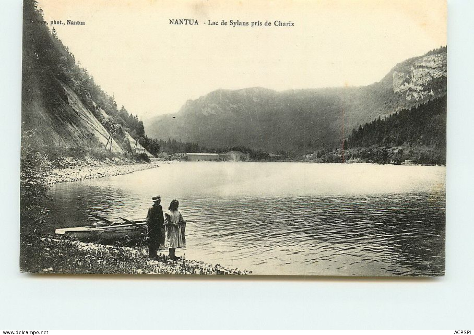NANTUA  Le Lac De Sylans Pris De Charix TT 1408 - Nantua