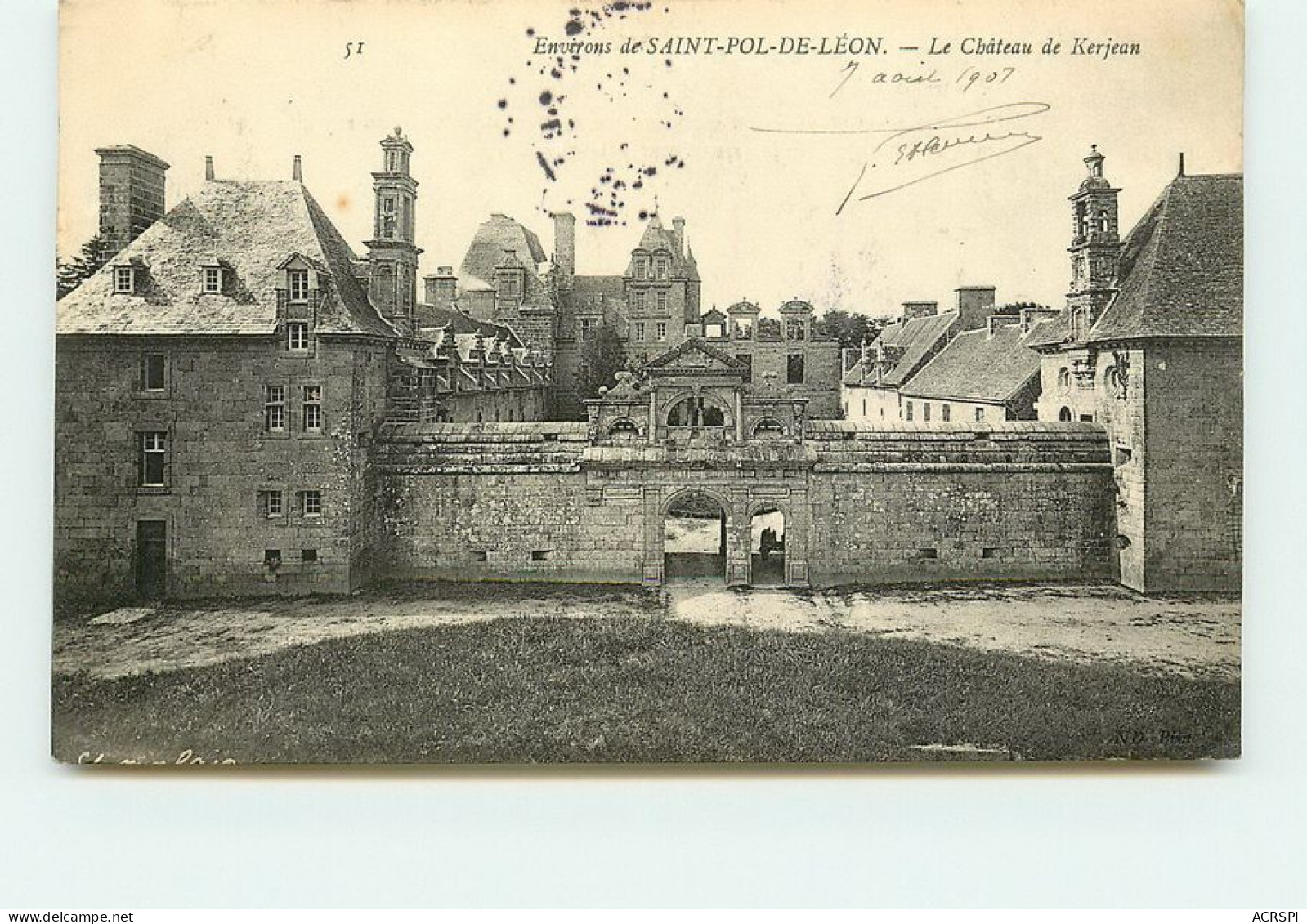 SAINT POL DE LEON Le Chateau De Kerjean TT 1404 - Saint-Pol-de-Léon