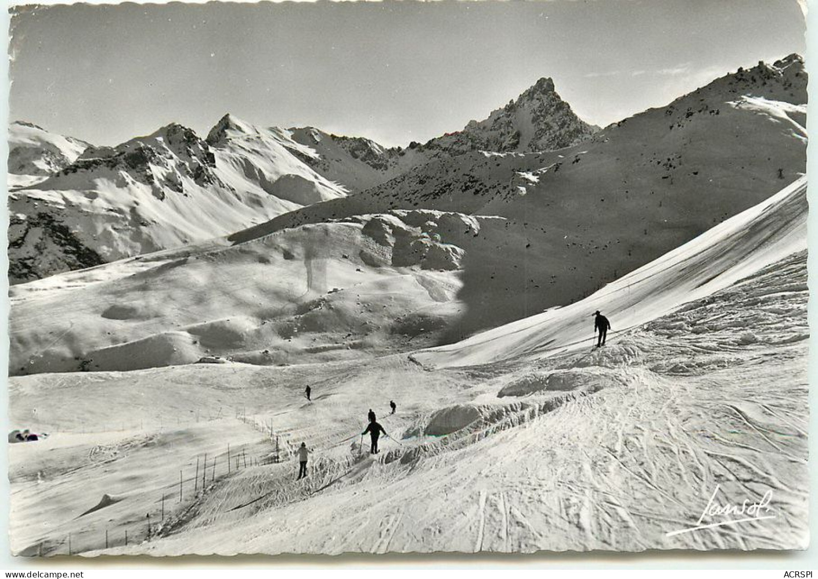 COURCHEVEL Départ Des Pistes De La LOZE   TT 1403 - Courchevel