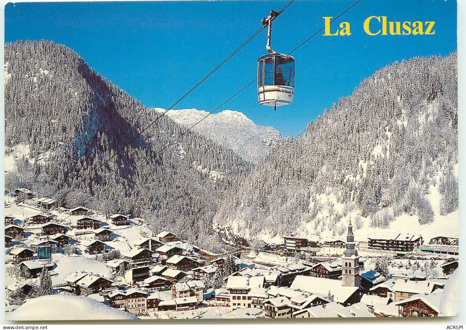 LA CLUSAZ   Télécabine De La Patinoire   TT 1402 - La Clusaz