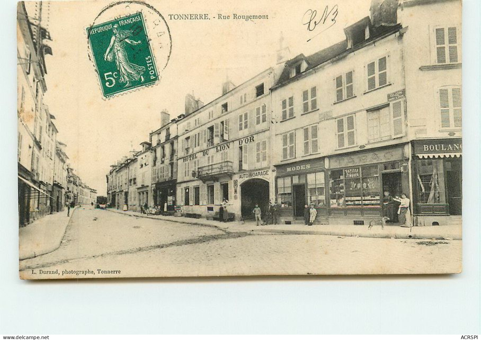 TONNERRE  Rue Rougemont   TT 1452 - Tonnerre