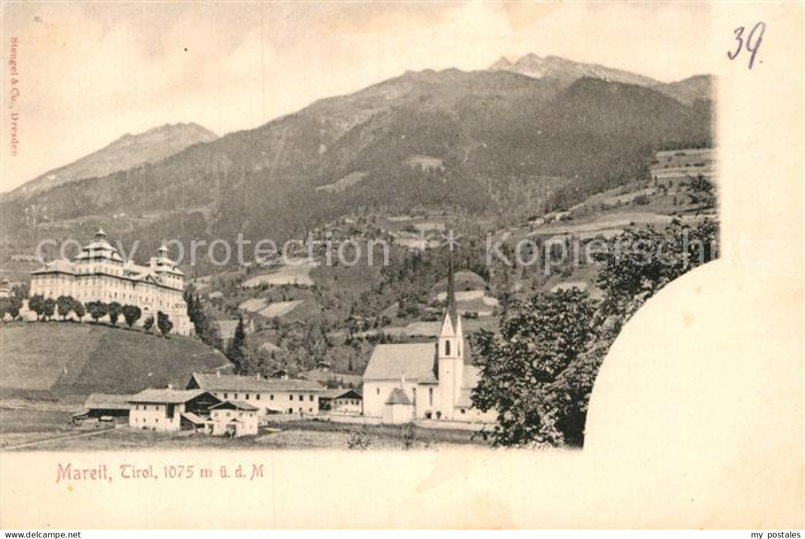 72984771 Mareit Sterzing Suedtirol Ortsansicht Mit Kirche Schloss Mareit Sterzin - Otros & Sin Clasificación