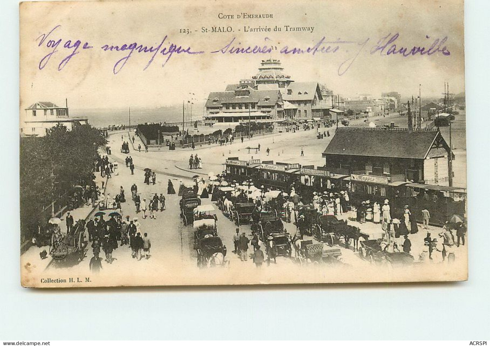 SAINT MALO  L'arrivée Du Tramway  TT 1443 - Saint Malo