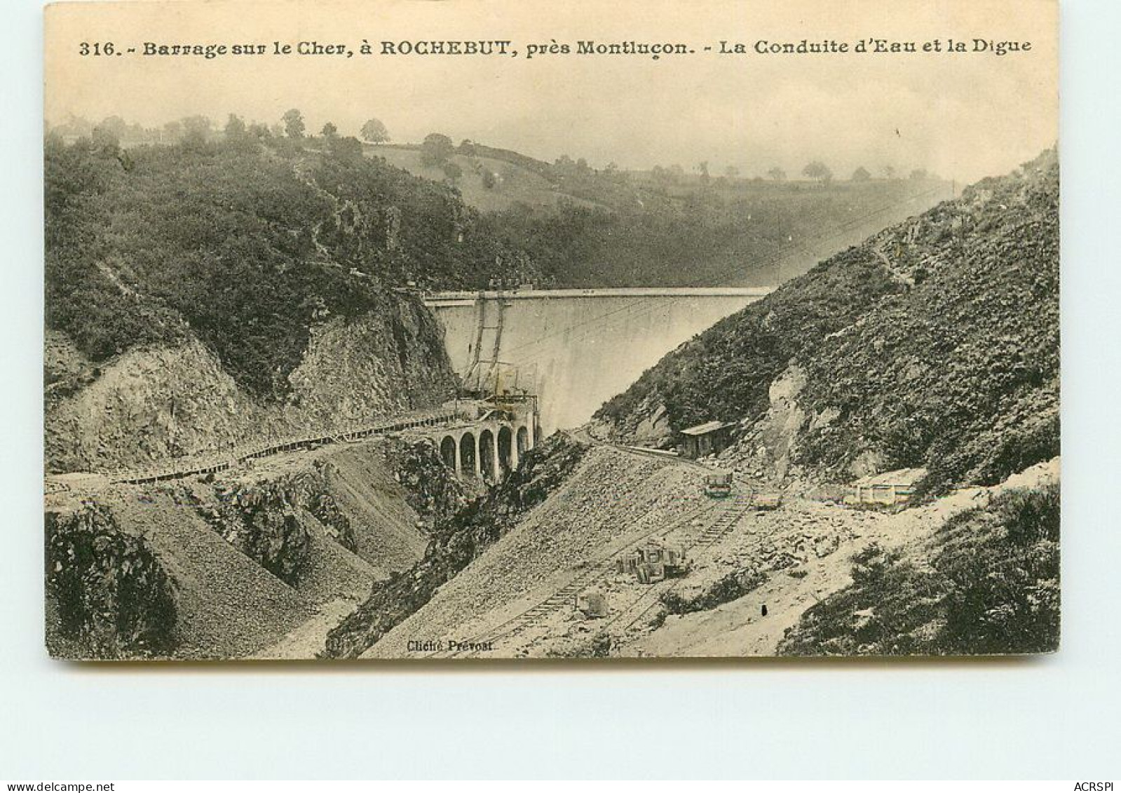 ROCHEBUT Barrage Sur Le Cher TT 1437 - Montlucon