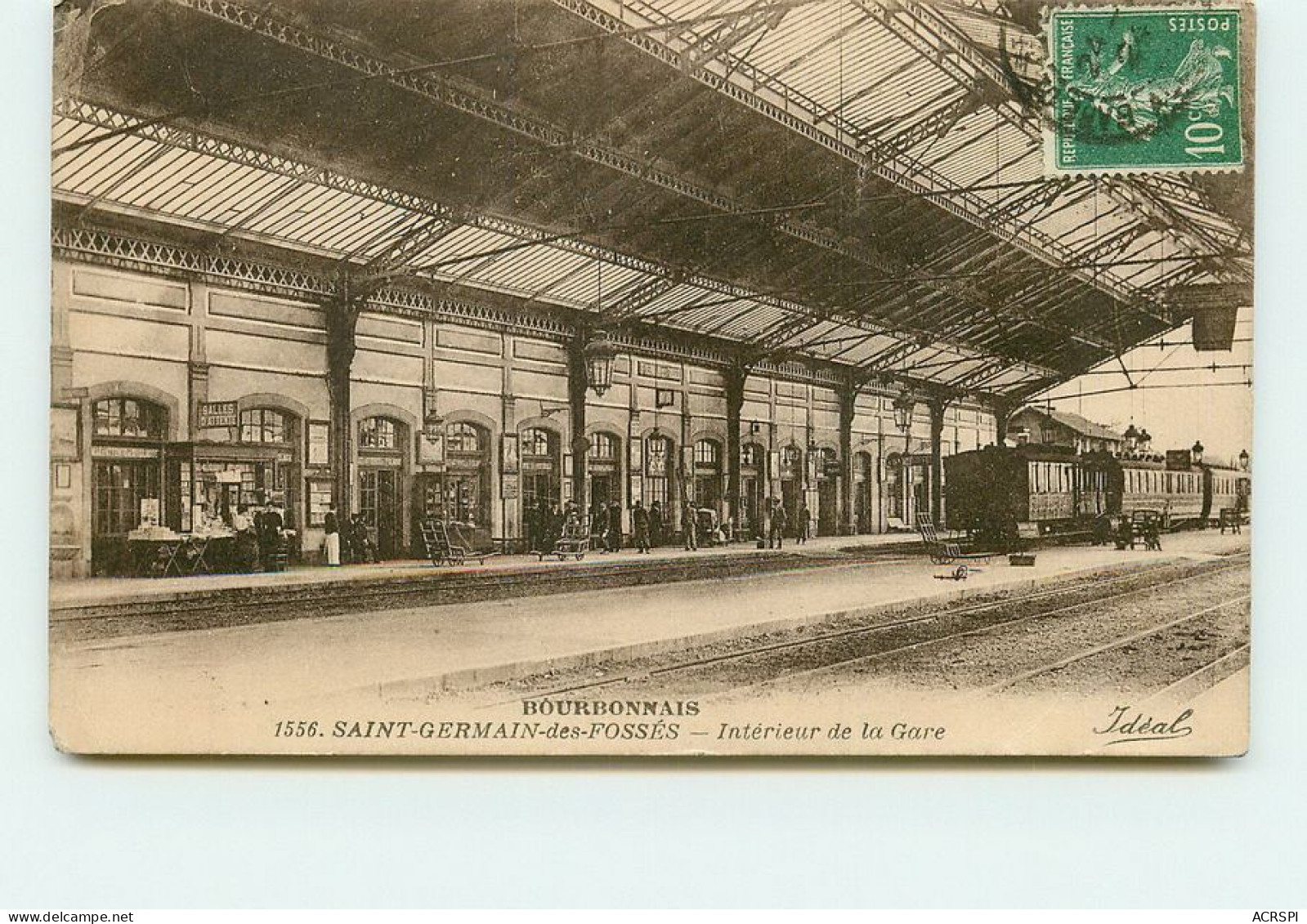 SAINT GERMAIN DES FOSSES Intérieur De La Gare  TT 1437 - Otros & Sin Clasificación