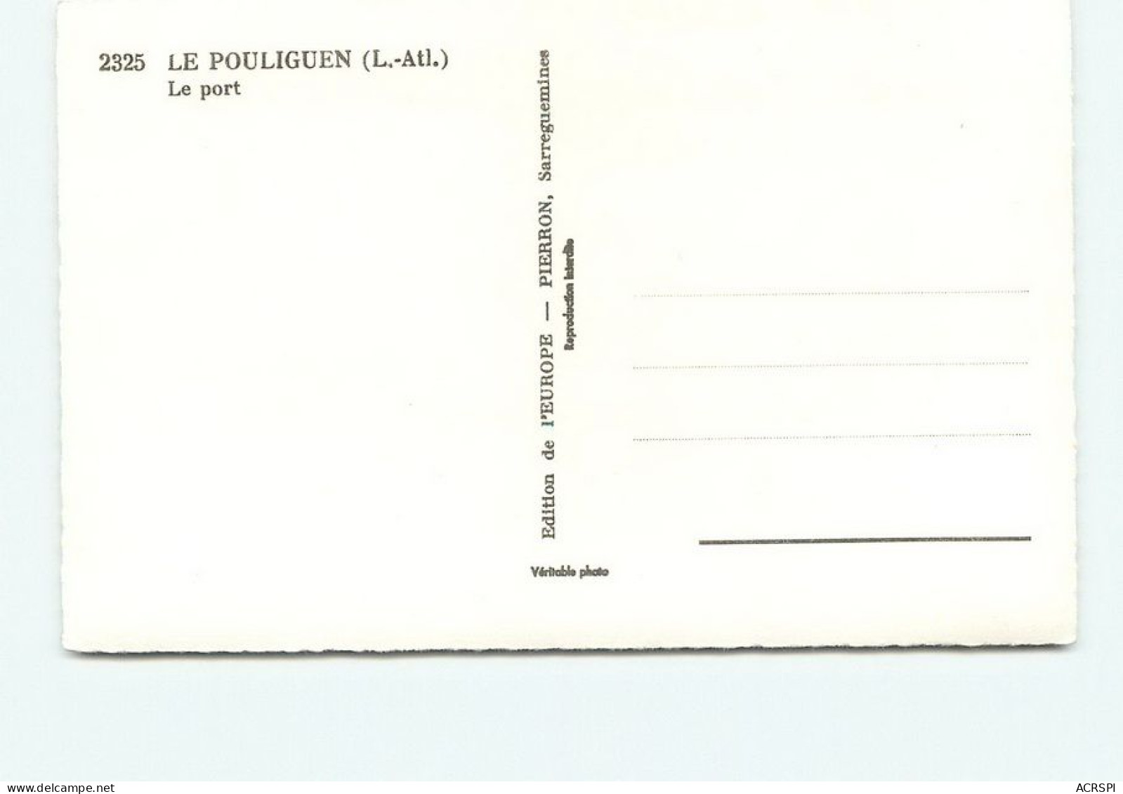Le Pouliguen Le Port TT 1426 - Le Pouliguen