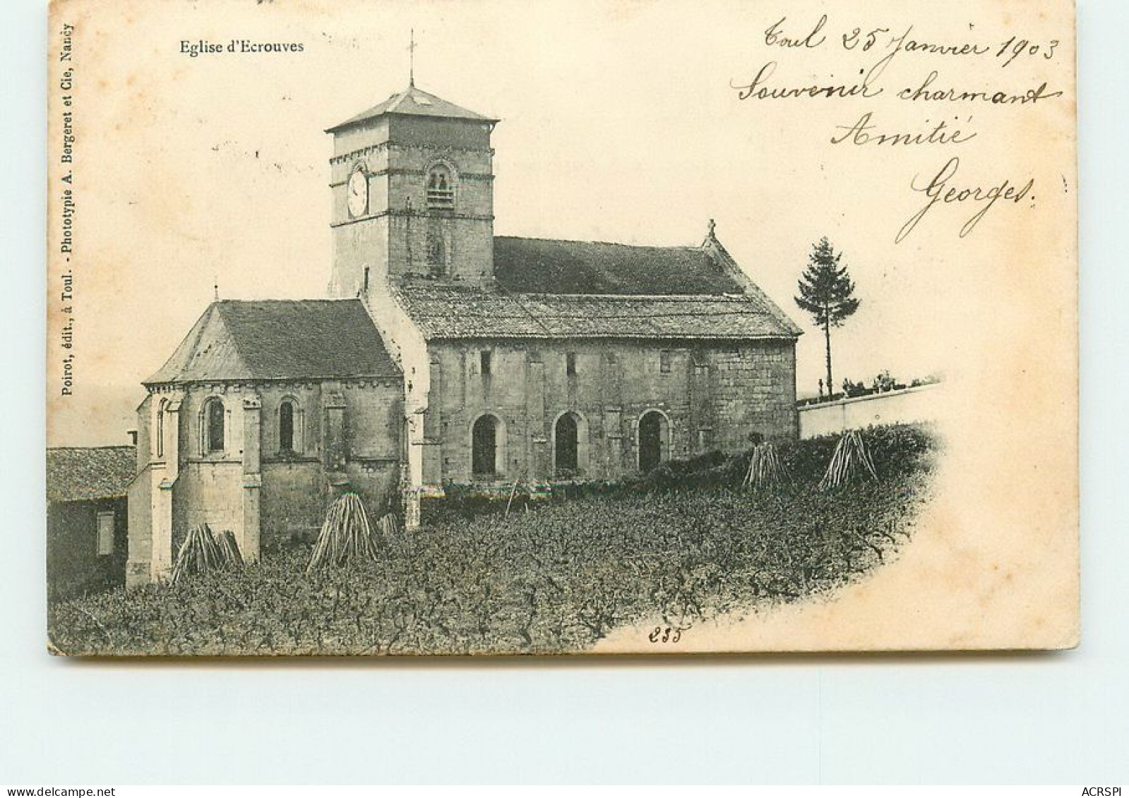 ECROUVES L'église  TT 1478 - Sonstige & Ohne Zuordnung