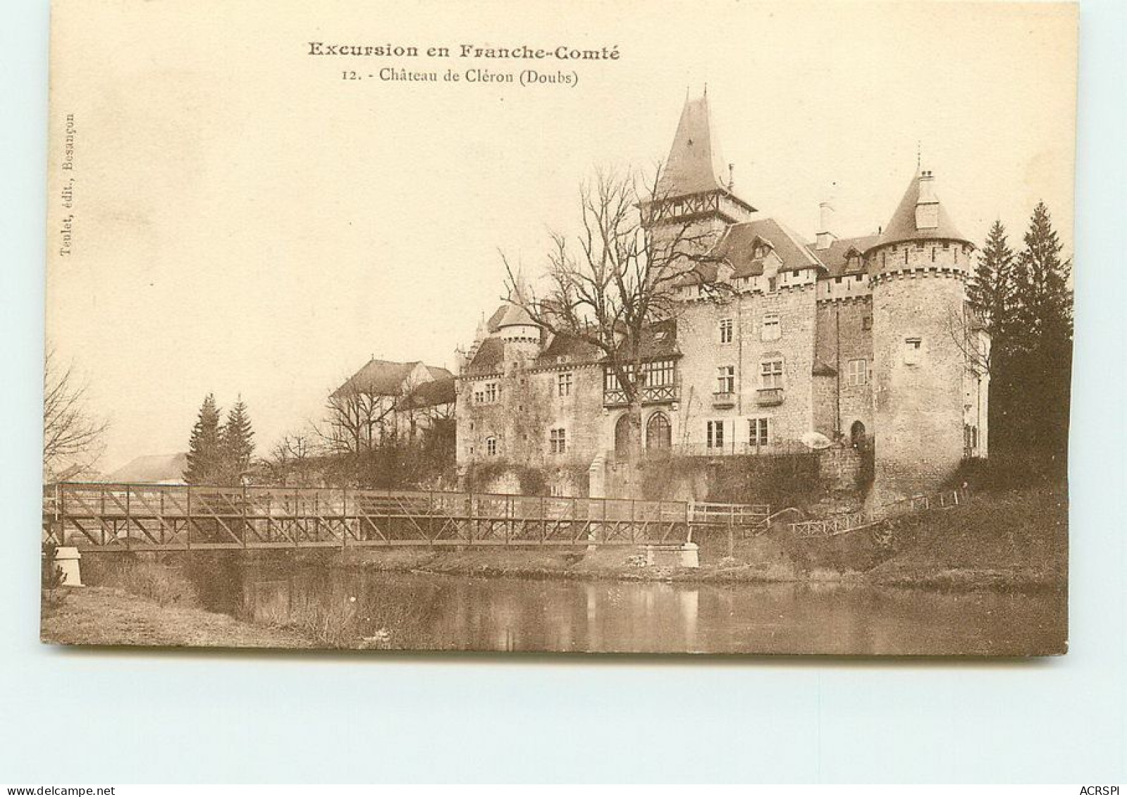 CLERON Le Chateau De Cléron TT 1464 - Sonstige & Ohne Zuordnung