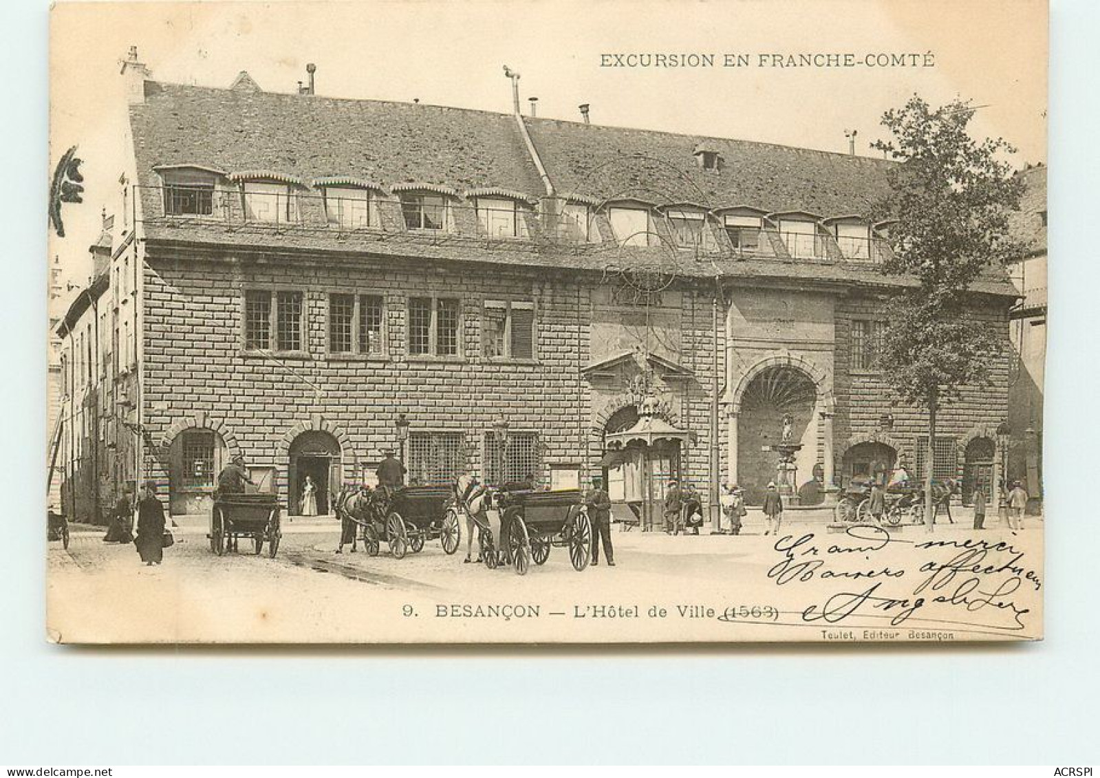 BESANCON  L'hotel De Ville TT 1462 - Besancon