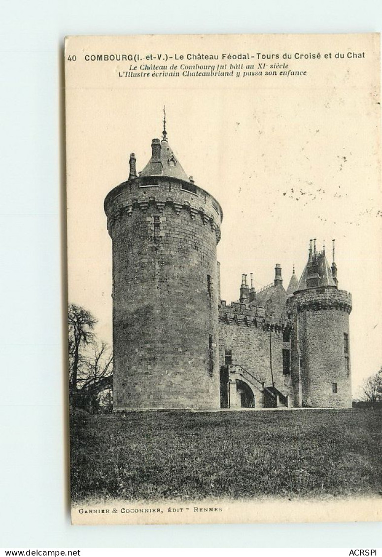COMBOURG Le Chateau Feodal  TT 1460 - Combourg