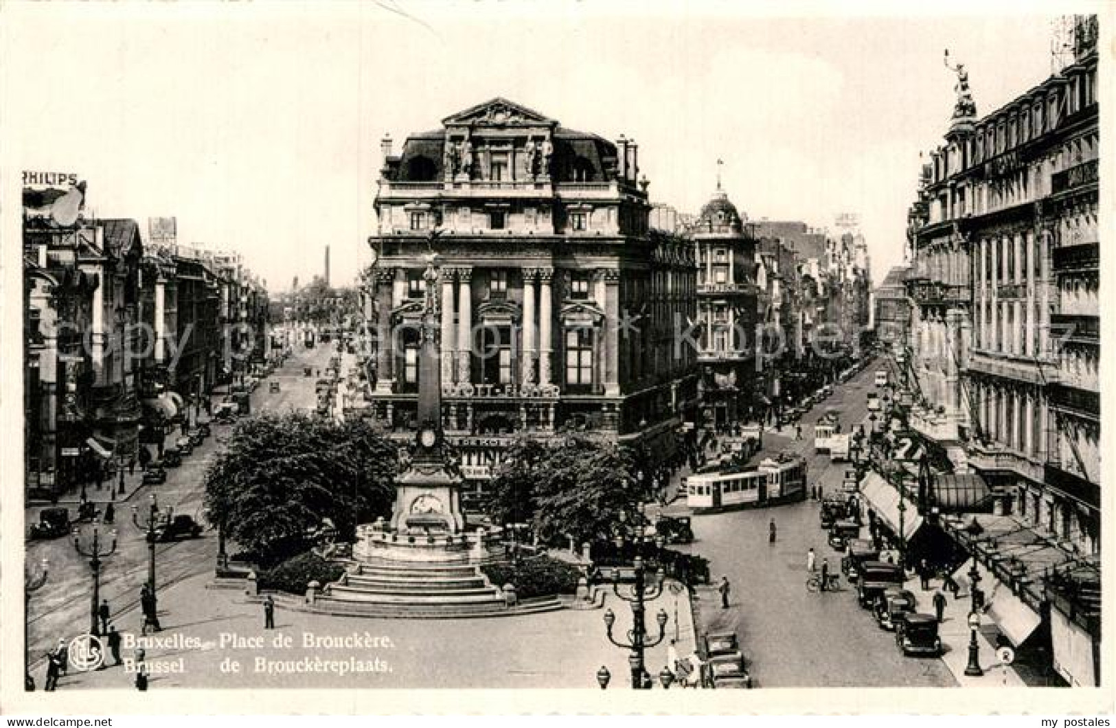 72984712 Bruxelles Bruessel Place De Brouckere Monument Bruxelles Bruessel - Sonstige & Ohne Zuordnung