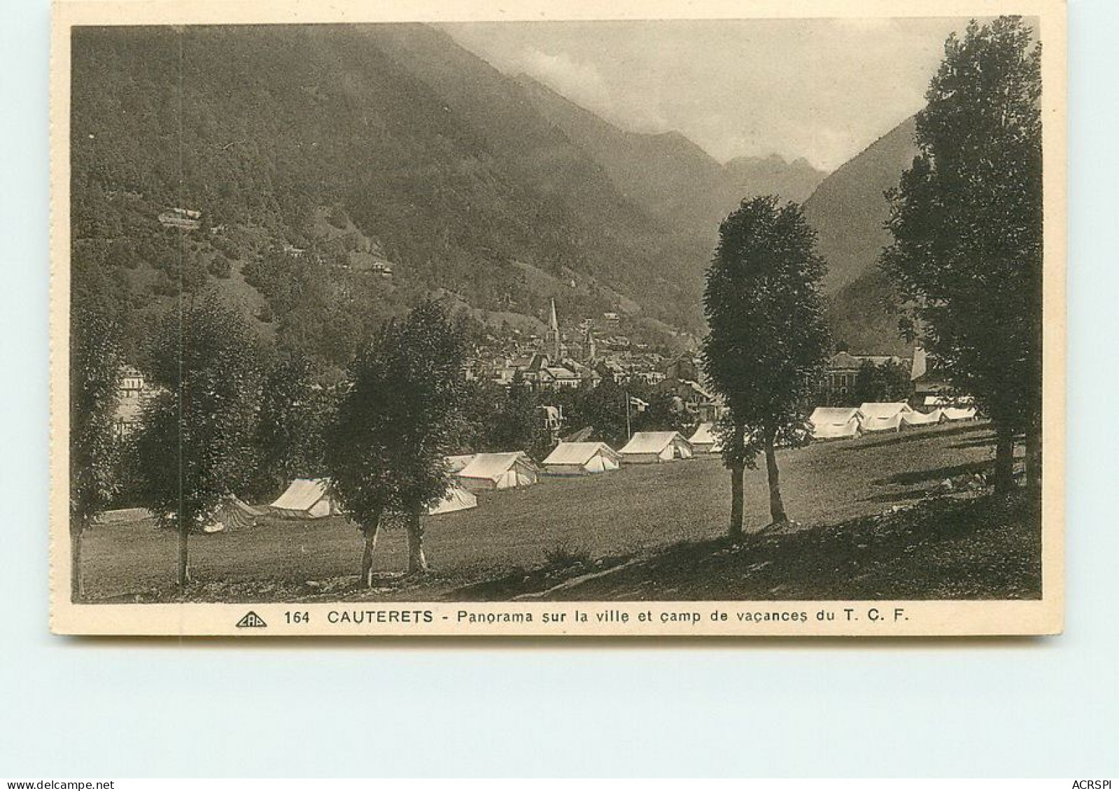 CAUTERETS Le Camps De Vacances Du TCF   TT 1457 - Cauterets